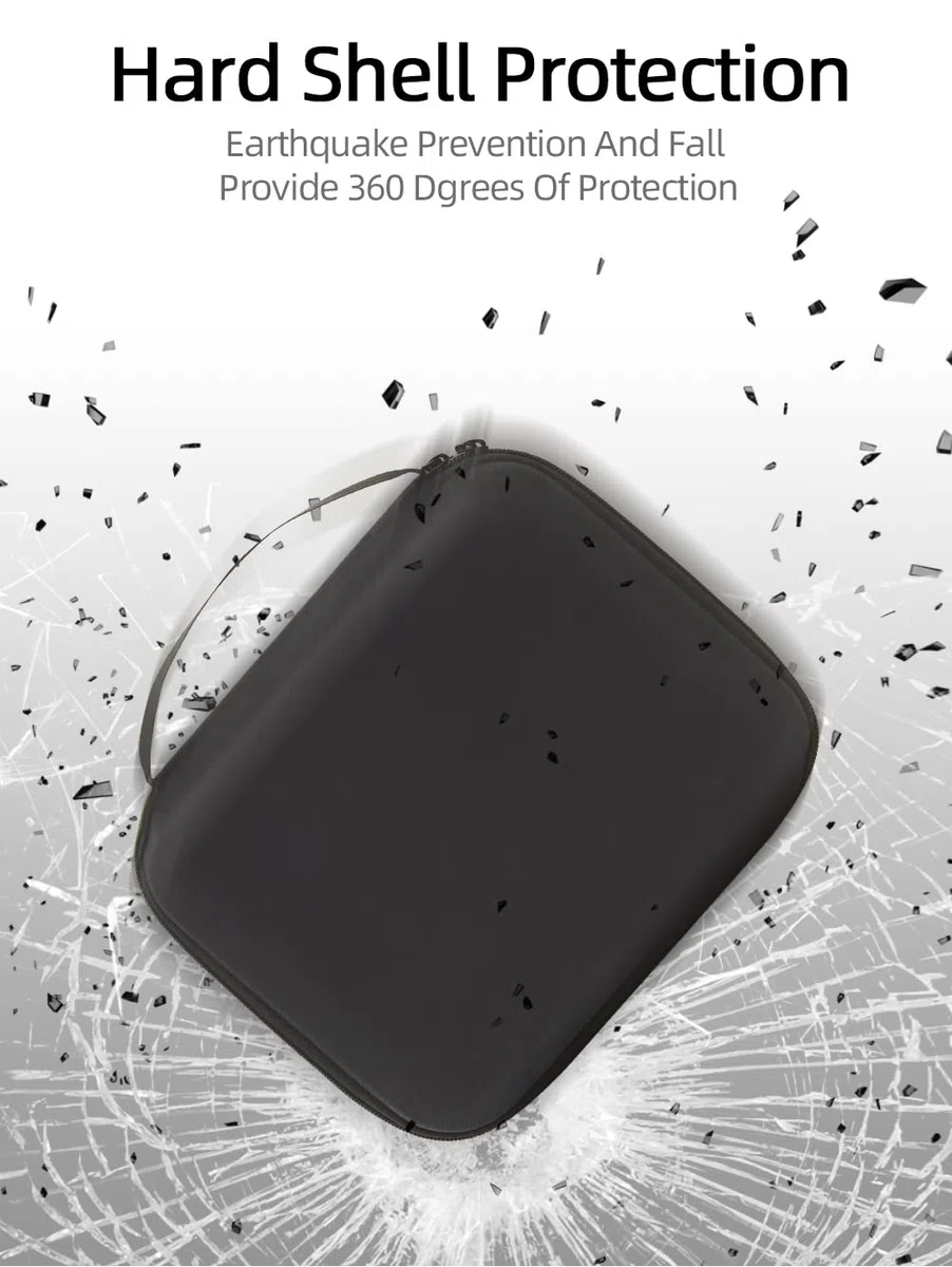 Estuche de Transporte para dji OSMO Mobile SE, Estuche de Viaje de Protección Manual Resistente al Desgaste, Bolsa de Mano OSMO SE Gimbal Stabilizer (Negro)