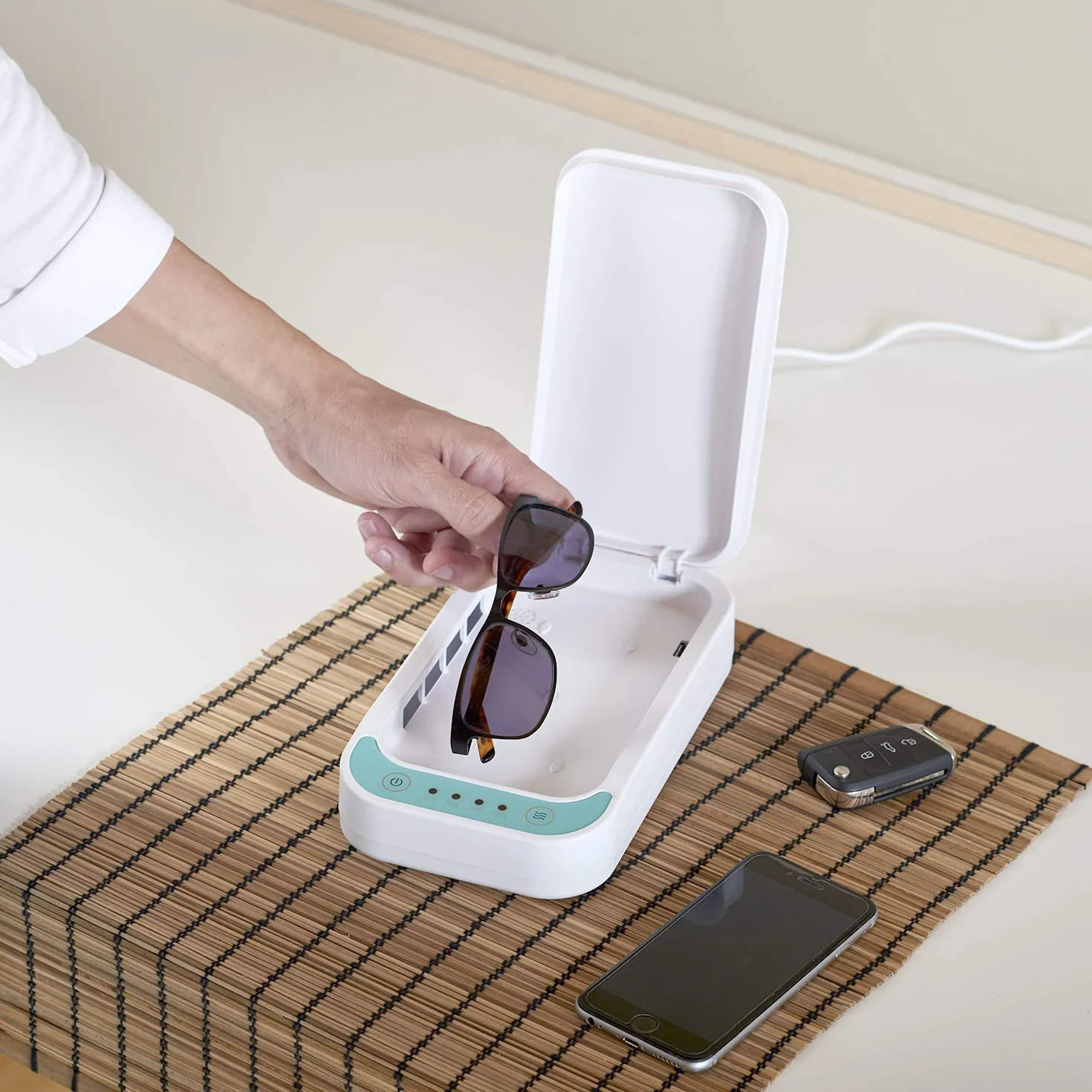 Taurus 985002000 - Taurus healthcare everyday purity - esterilizador uvc multifuncional, elimina el 99,99% de gérmenes y virus rápidamente, luz ultravioleta, ancho de onda 253,7 nm