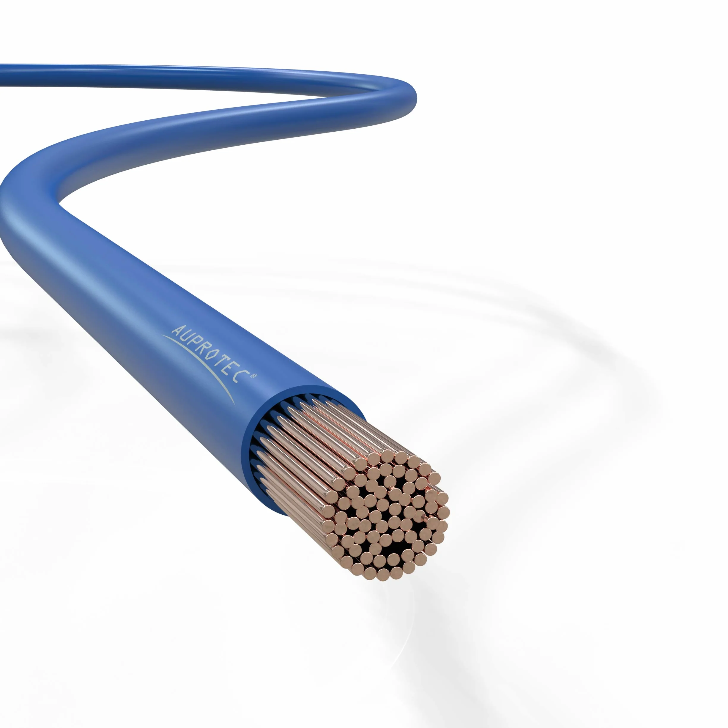 AUPROTEC Cable eléctrico para vehículo, 1,0 mm², 5 colores de 5 m FLRY-B como anillo.