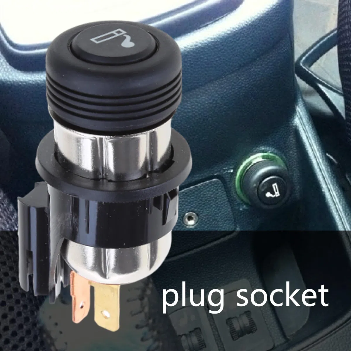 Adaptador de enchufe para encendedor de coche para 98AG15K047AD S-MAX