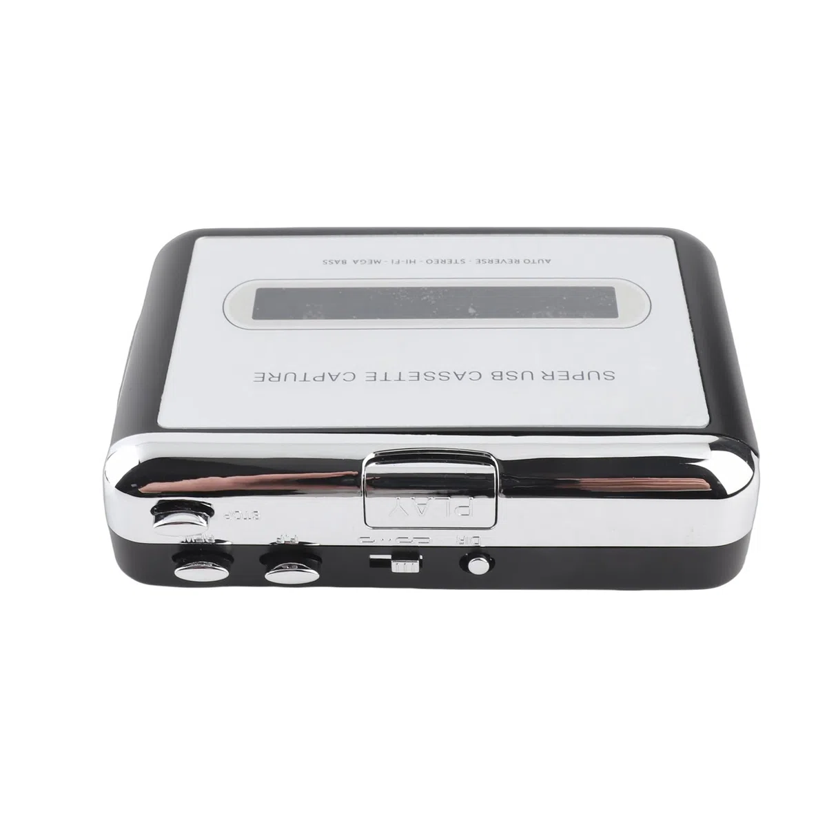 Reproductores de Casete Portátiles Convertidor de Mp3 Abs USB Cinta a Mp3 Convertidor de Captura Estéreo para Reproductor de Música o Reproductor de Casete