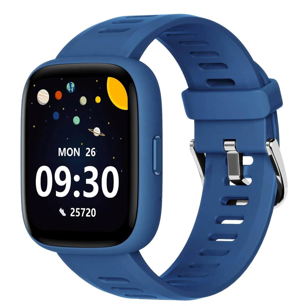 BIGGERFIVE Pulsera Actividad Niños Niñas 5-16, 1,8" Reloj Inteligente Podómetro, Frecuencia Cardíaca, Resistente al Agua IP68, Monitor de Sueño, Despertador, Juegos de Rompecabezas con/sin App