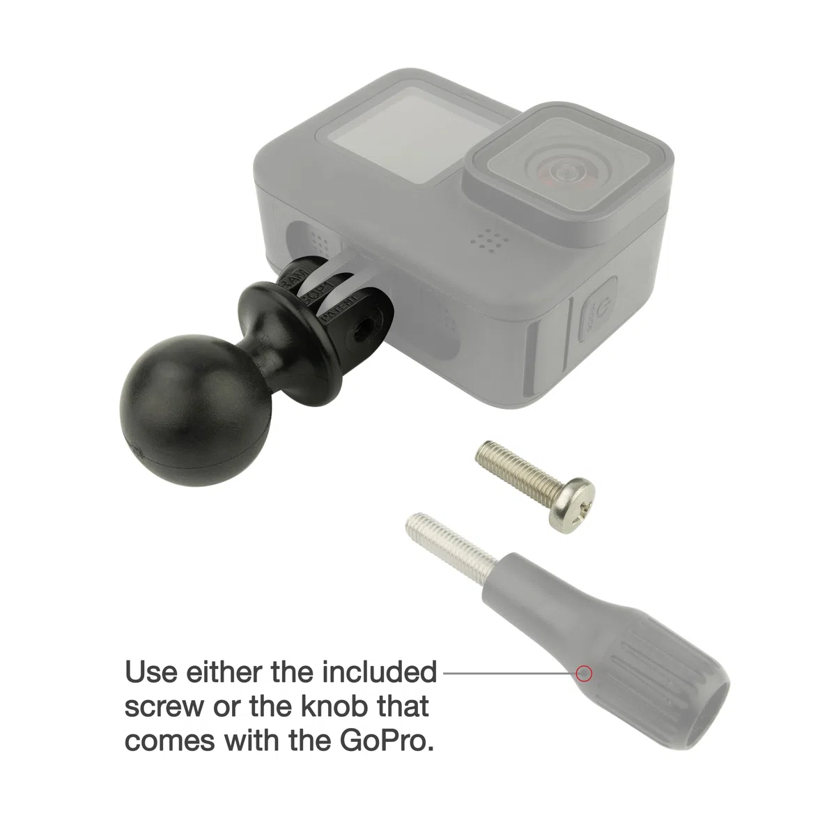RAM Mount Adecuado para GOPRO Adapter W/ 1" Ball