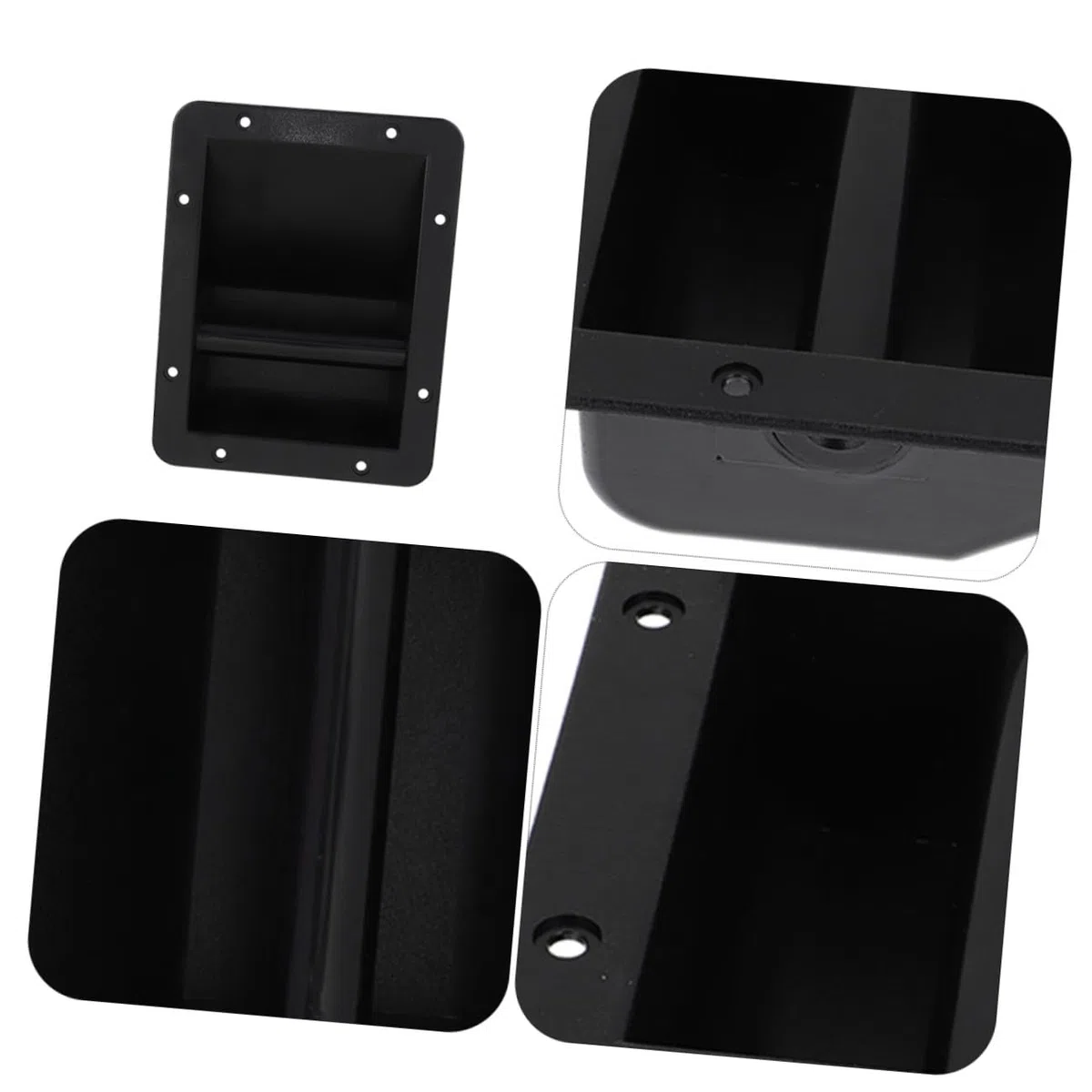 Veemoon 4 Piezas Asa Lateral Del Altavoz, Manija Del Altavoz PláStico Altavoces Repuestos De Manijas De Accesorios Audio DiseñO InstalacióN Sencilla Para Altavoces De Escenario