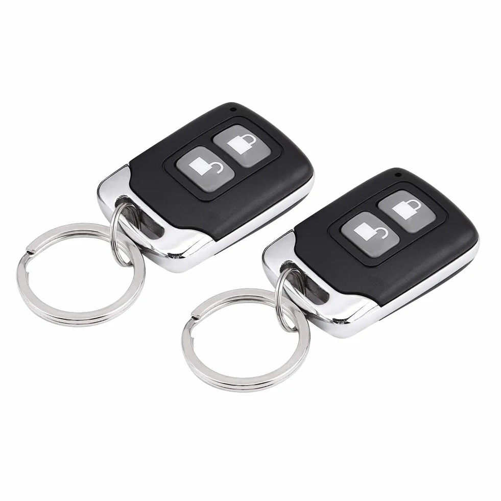 KIMISS Sistema de entrada sin llave con cerradura de puerta de coche universal, sistema de entrada sin llave de coche con liberación de maletero Kit de control remoto con cierre centralizado