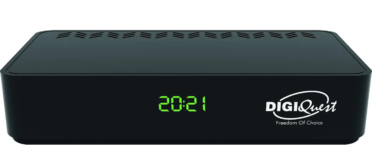 Digiquest Digital Terrestre Decodificador DVB-T2 SH-4 Mediaplayer, Negro