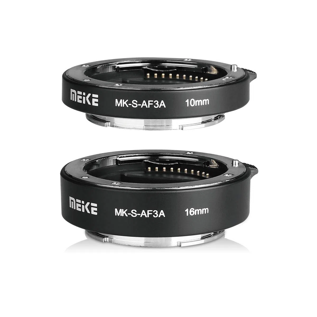 Meike MK-S-AF3A Anillo de extensión de Metal Macro de Enfoque automático (10mm+16mm) para Sony E-Montaje FE-Montaje Cámara A7 NEX E-Mount Cámara A7 NEX3 NEX5 NEX6 A5000 A6300 A6500 A9