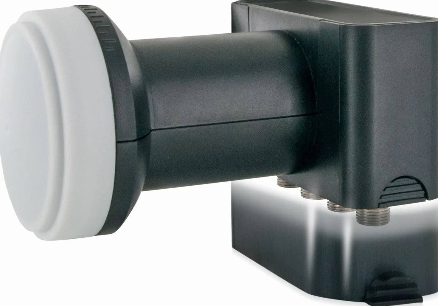 SCHWAIGER 296 Quad LNB Low Noise Blockconverter Digital LNB capuchón Accesorios para Antenas parabólicas Multifeed Protección contra la Intemperie Antracita