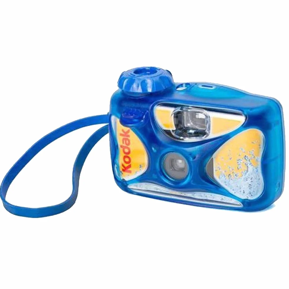 Kodak Cámara Deportiva desechable de un Solo Uso con película de exposición de 800 velocidades y 27 Unidades (Paquete de 3)