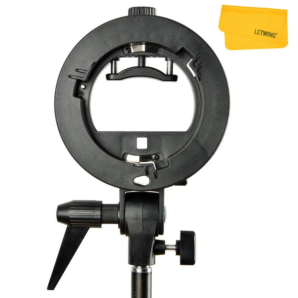 Godox S-Type Soporte para Flash (Bowens Montaje) para Speedlite Snoot Softbox Flash