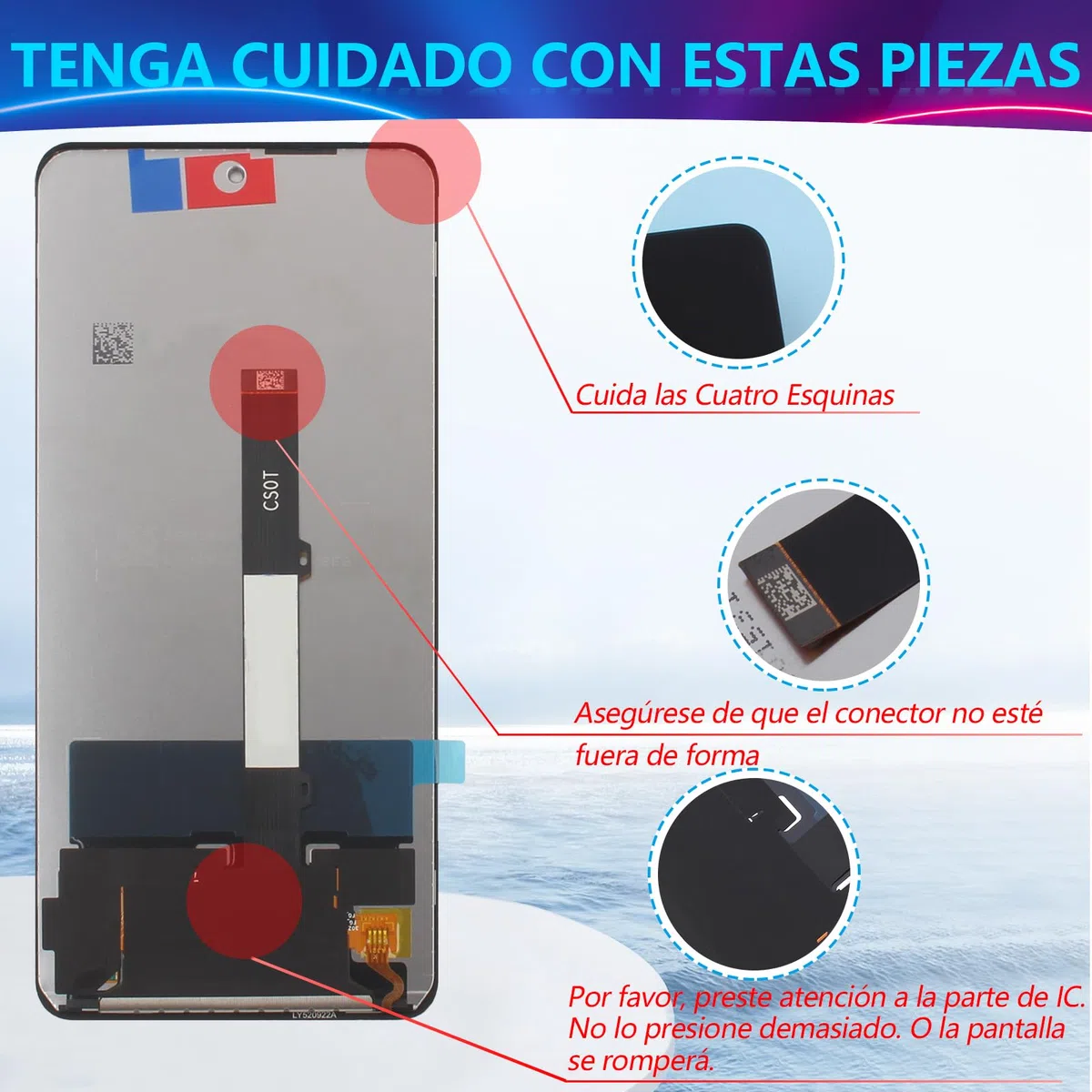 RongZy para Xiaomi Poco X3/Poco X3 Pro/Poco X3 NFC LCD+Pantalla Táctil Digitalizador Asamblea Reemplazo +Reparación Herramientas(6.67'')