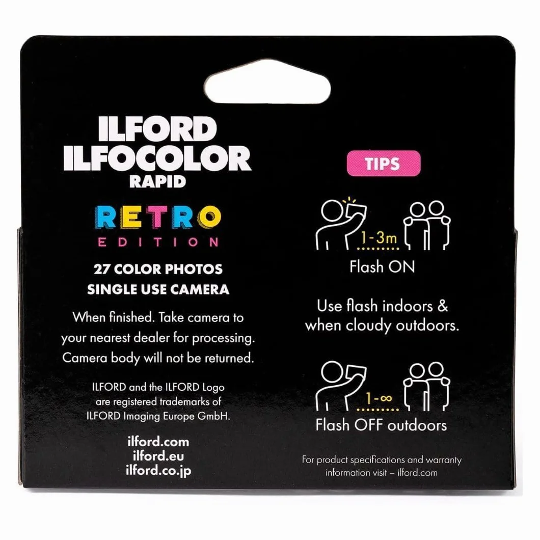 Ilford Ilfocolor Rapid Retro Black 27 Aufnahmen