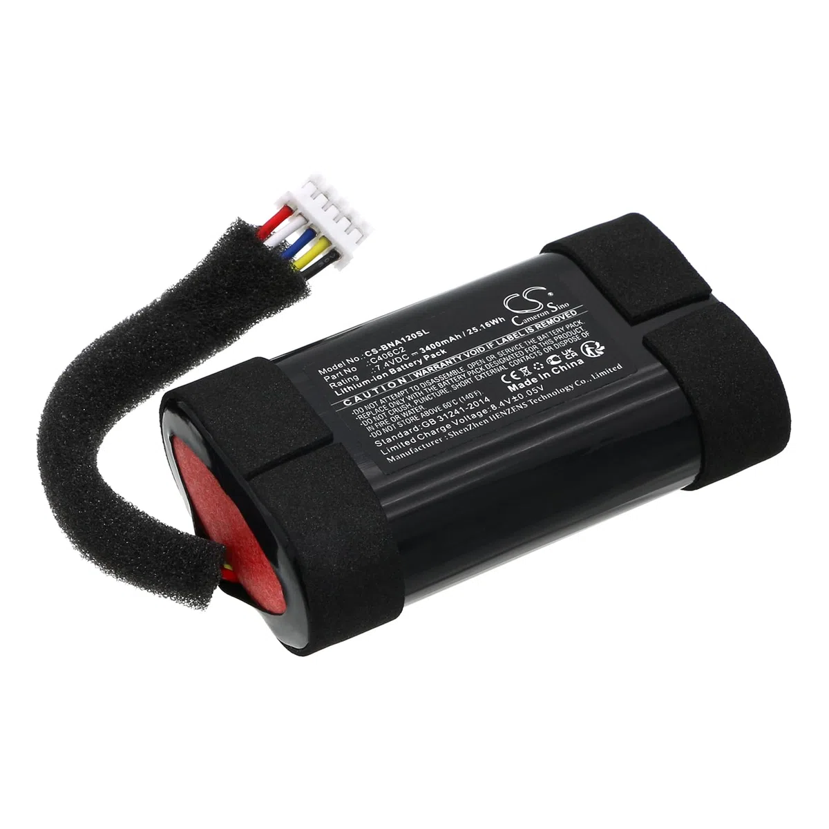 TECHTEK Batería 3400mAh Compatible con [Bang & Olufsen] BeoPlay A1 2nd Gen sustituye C406C2