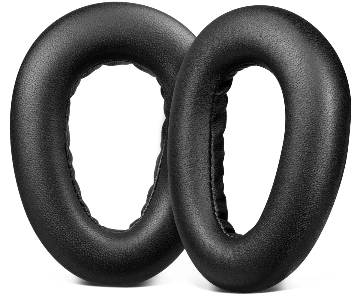 SOULWIT Piel de Cordero Almohadillas Repuesto para Sennheiser PXC480, PXC550, PXC 550-II, MB660 UC, MB 660 MC, Almohadillas para EPOS Adapt 660, con Espuma Aislante del Ruido
