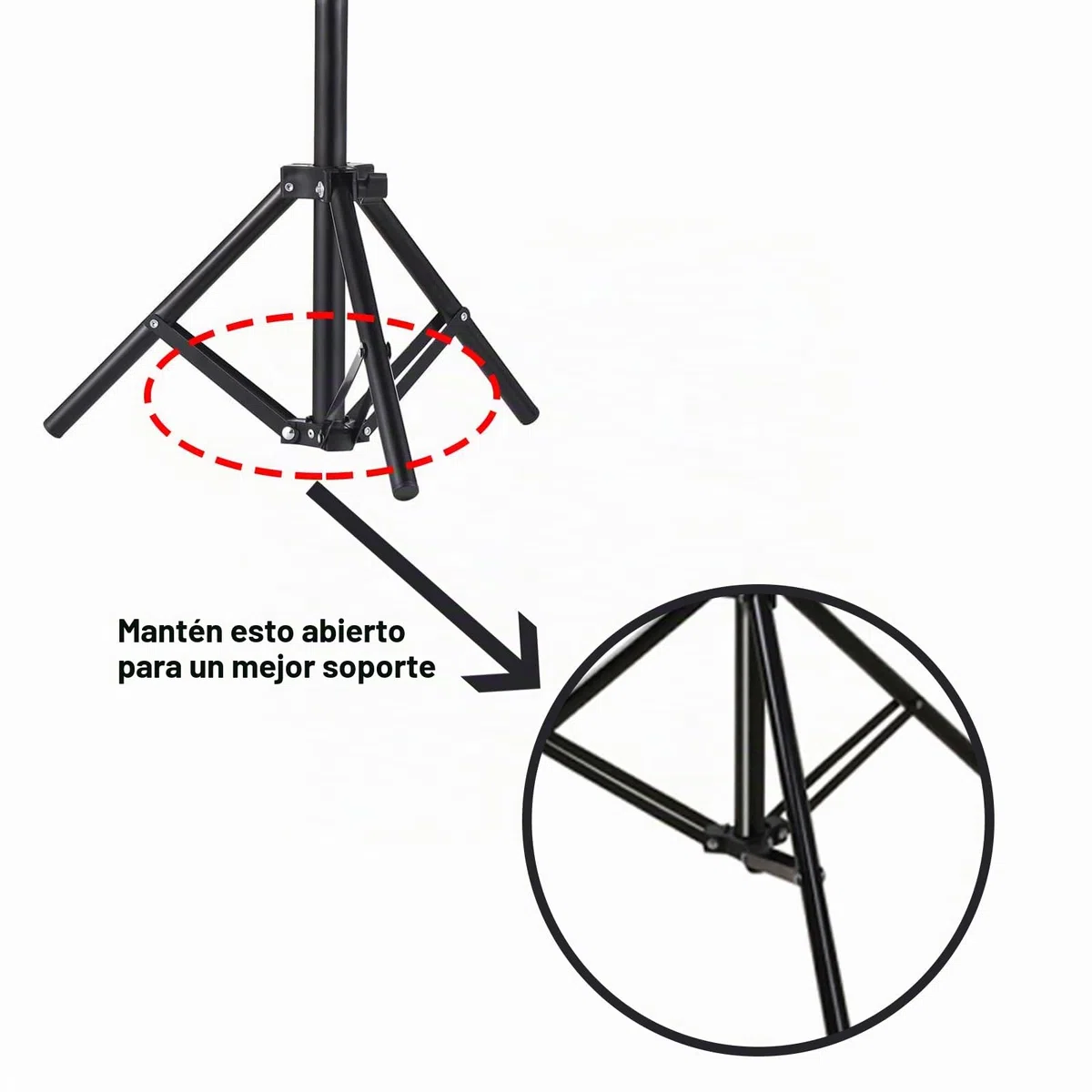 Docooler Soporte universal para proyector con trípode, soporte extensible para proyector, soporte portátil de aleación de aluminio, interfaz de 1/4 de pulgada, ajustable en altura para proyector LCD