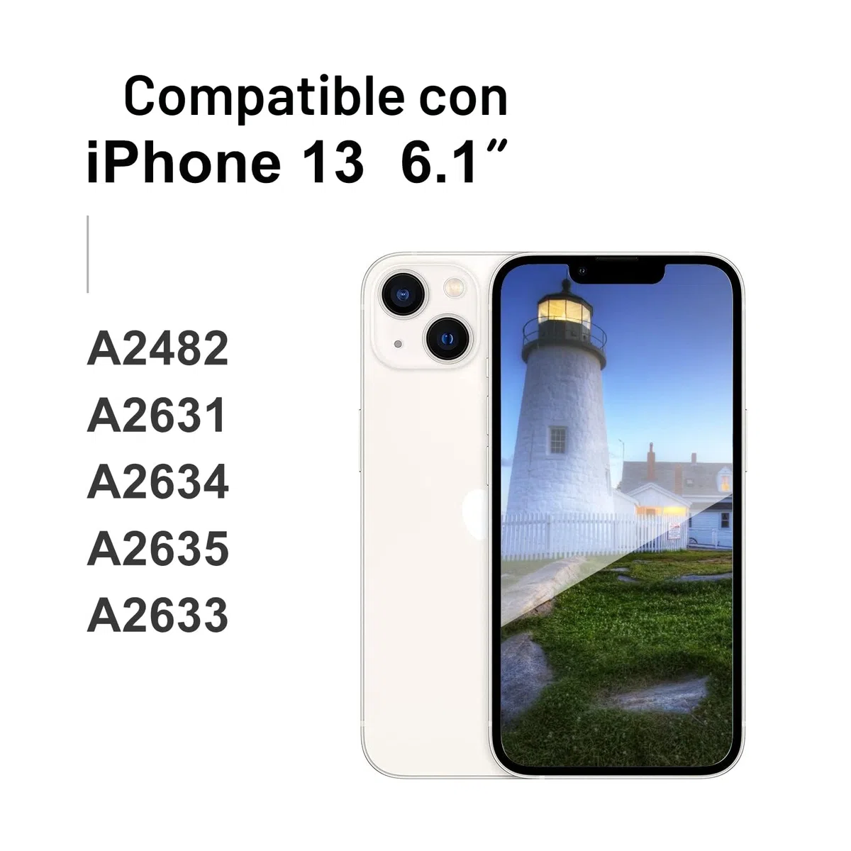 LL TRADER - Pantalla LCD para iPhone 13 de 6,1" Reemplazo FHD con digitalizador táctil 3D, marco de montaje y kits de reparación 2026