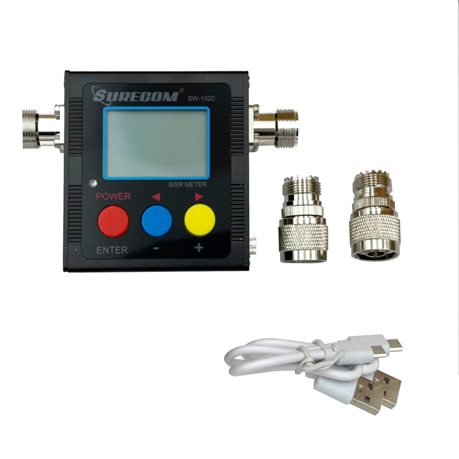 Mcbazel Surecom SW-102D-N Medidor de V.S.W.R. y Potencia VHF/UHF 125-525Mhz 120W (Interfaz N-J)