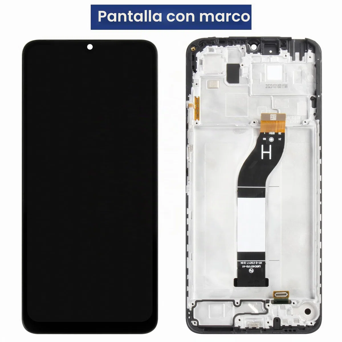 Pantalla para Xiaomi Redmi 13C LCD Display - para Redmi 13C LCD Touch Screen Digitalizador para Redmi 13C 6.74" Pantalla de repuesto 23100RN82L 23106RN0DA 23108RN04Y Cristal Montaje con Marco