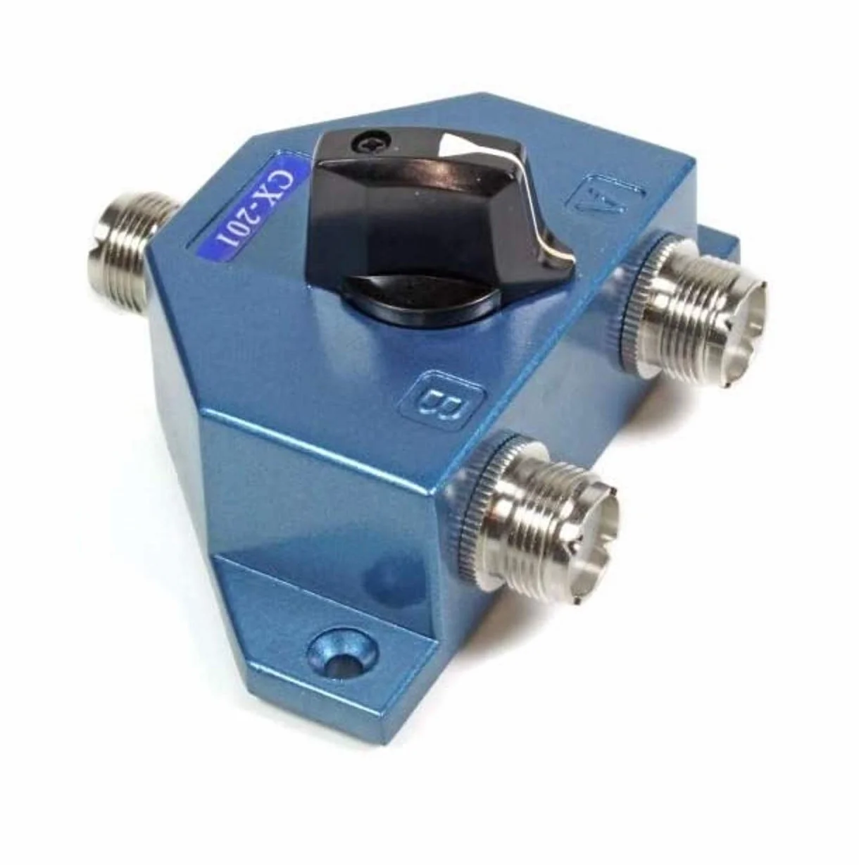 Conmutador antena 2 salidas CX-201U (conector tipo UHF)