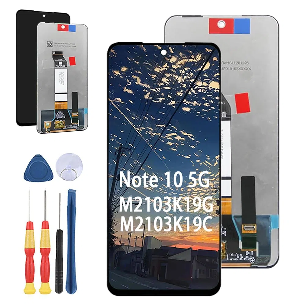 Repuesto de LCD Pantalla para Xiaomi Redmi Note 10 5G M2103K19G M2103K19C LCD Display Repair Screen y Accesorios de Herramientas de Repuesto.