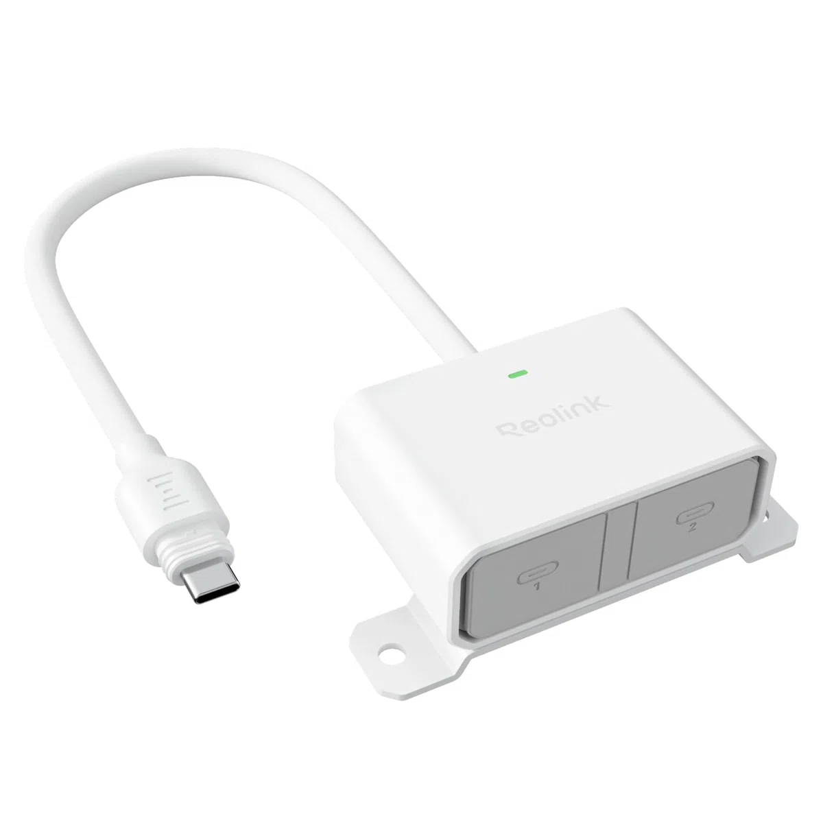 Reolink RLA-CD1 – Doble Base de expansión Dual Solar/con batería | Compatible con cámaras de batería Reolink | Adaptador de Corriente Exterior