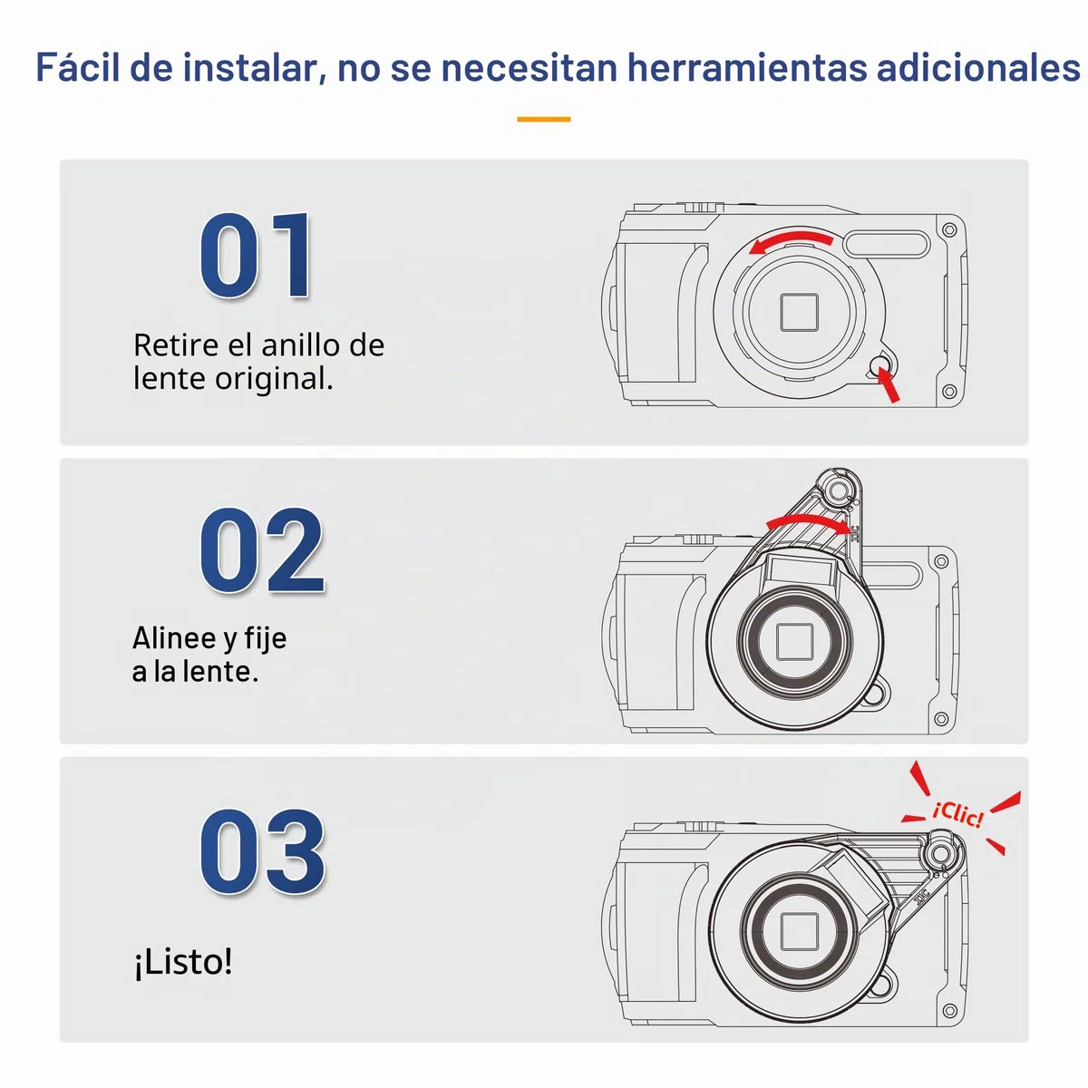 JJC FD-1 Difusor de Flash para Cámaras Olympus Tough TG-7 TG-6 TG-5 TG4 TG3 TG2 TG1, Soporta Luz Difusa Completa y Semi-Abierta, Accesorio para Fotografía Macro de Cerca