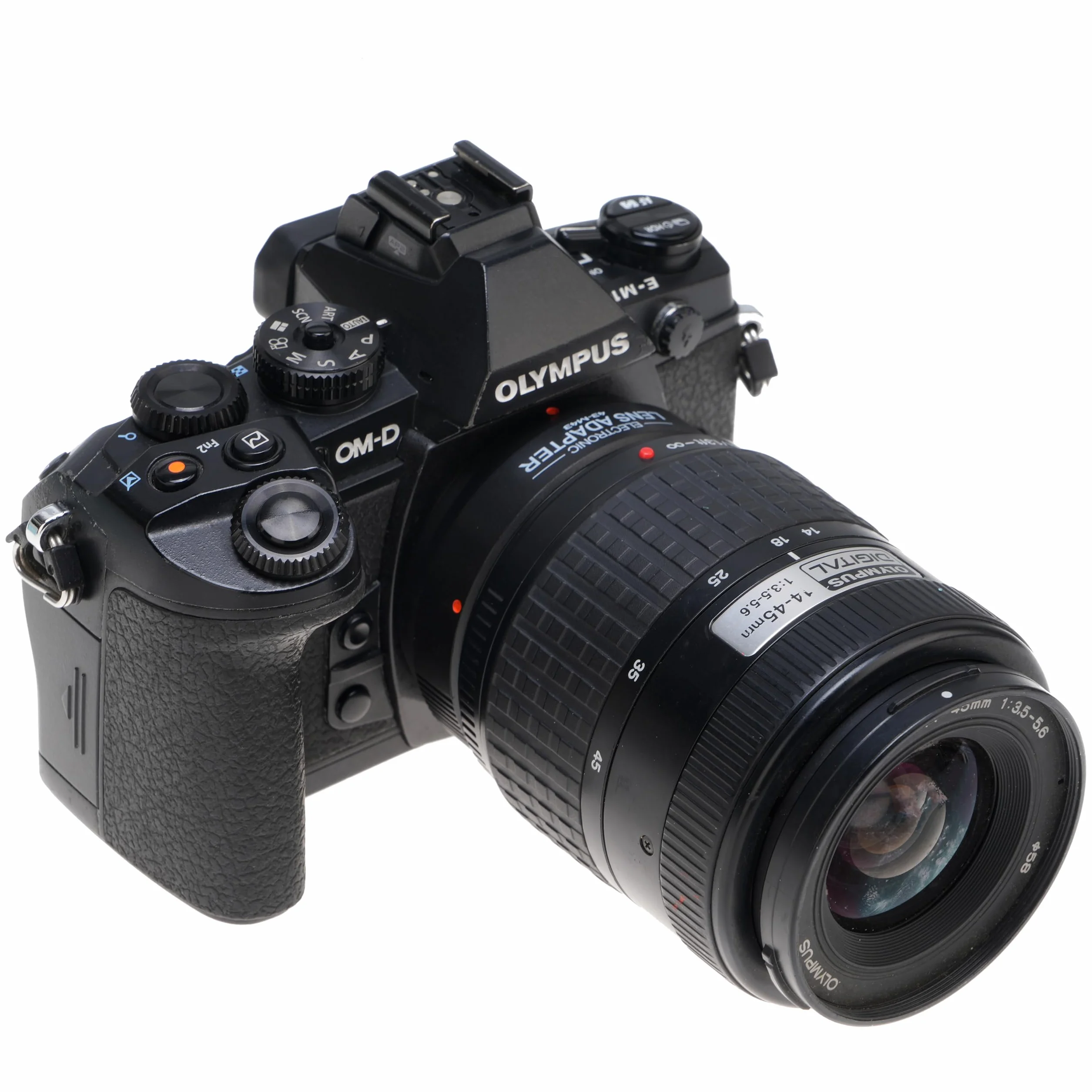 Hersmay Pro Autofocus 4/3-M4/3 - Adaptador de objetivo para objetivo 4/3 43 a M4/3 MFT Mount cámara para Olympus E-M5 E-M10 III para Panasonic G9 II G95 G10 G100V G100K GX1 GX7 GX9 GH6 BMPCC MMF3 MF2