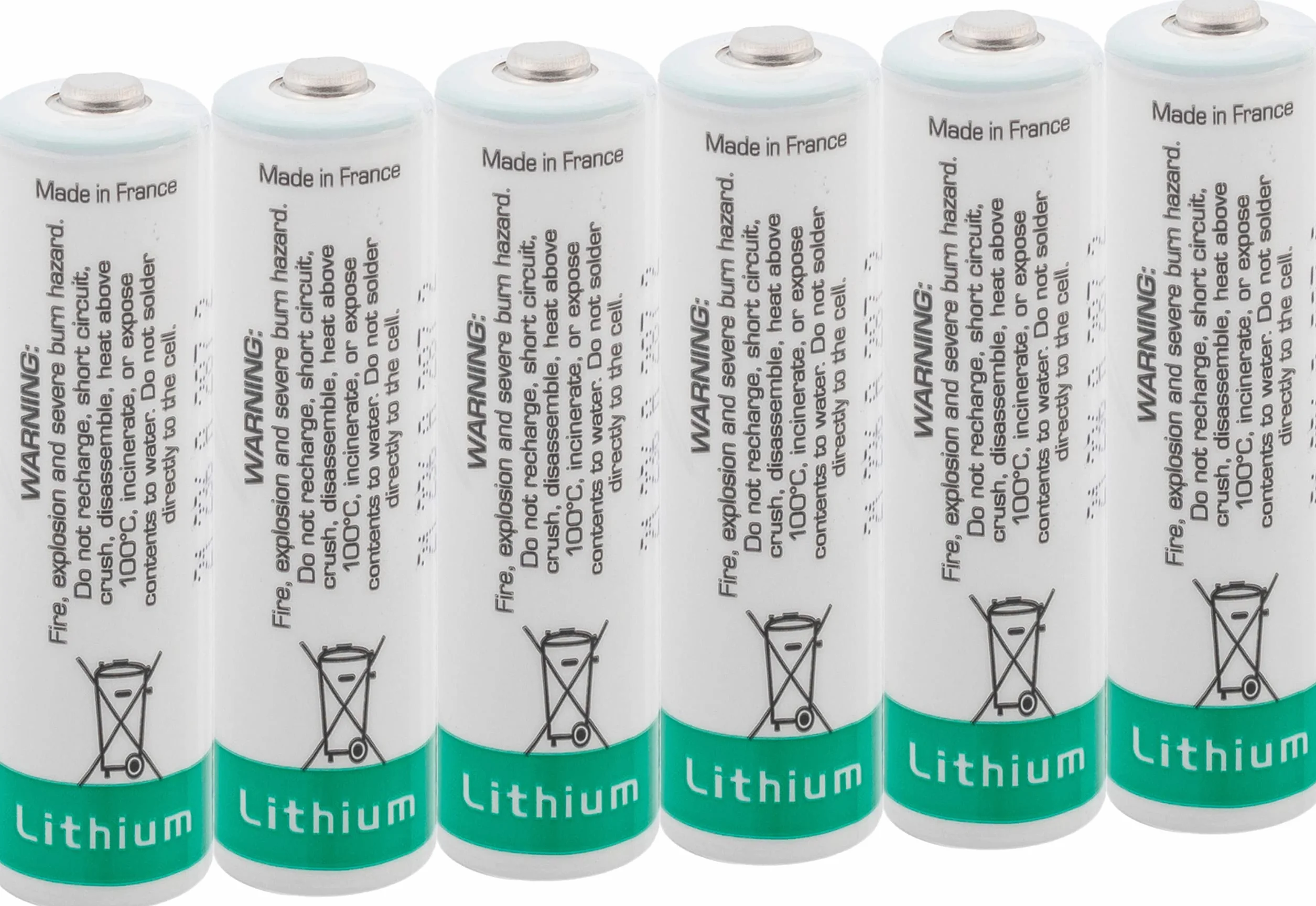 Saft LS 14500 3,6v Lithium Pack de 6
