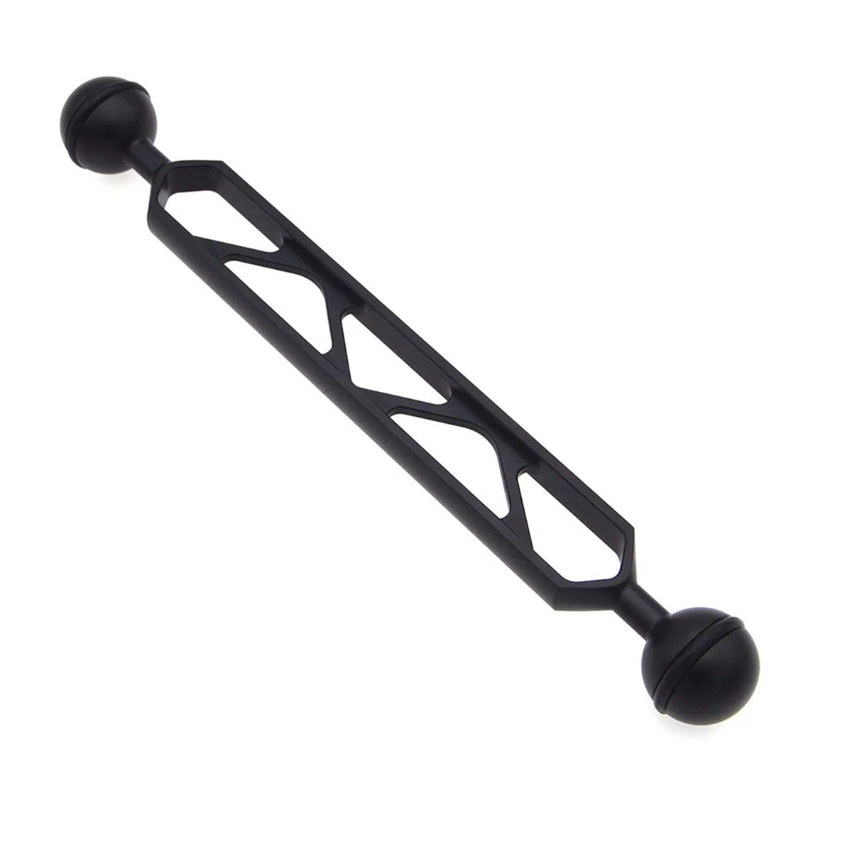 Conector de brazo subacuático de aluminio de 8 pulgadas, extensión de cabeza esférica para bandeja de cámara de buceo, soporte de extensión de brazo de bola a prueba de óxido, cámara subacuática