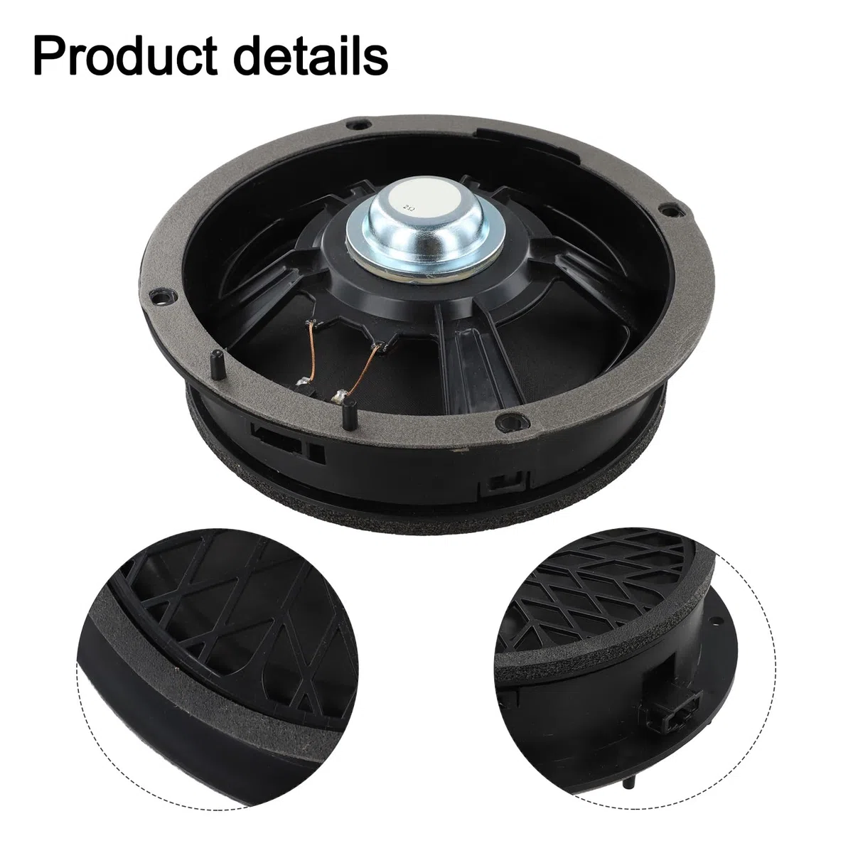 Altavoces de Graves y Rango Medio para Puerta Delantera Audi A4 (2008-2016) y Audi A5 (2008-2017). Pieza Original 8T0035415A. Fabricados en ABS Negro
