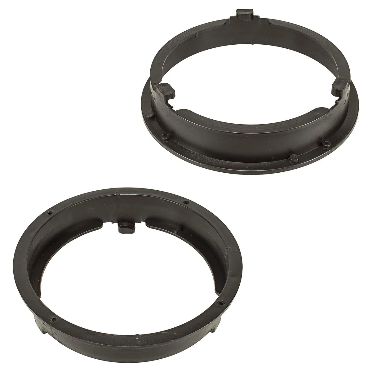 tomzz Audio 2837-000-1 Anillos de Altavoz Soportes adaptadores compatibles con Mitsubishi ASX Mirage Space Star Outlander Pajero para Altavoces DIN de 165 mm