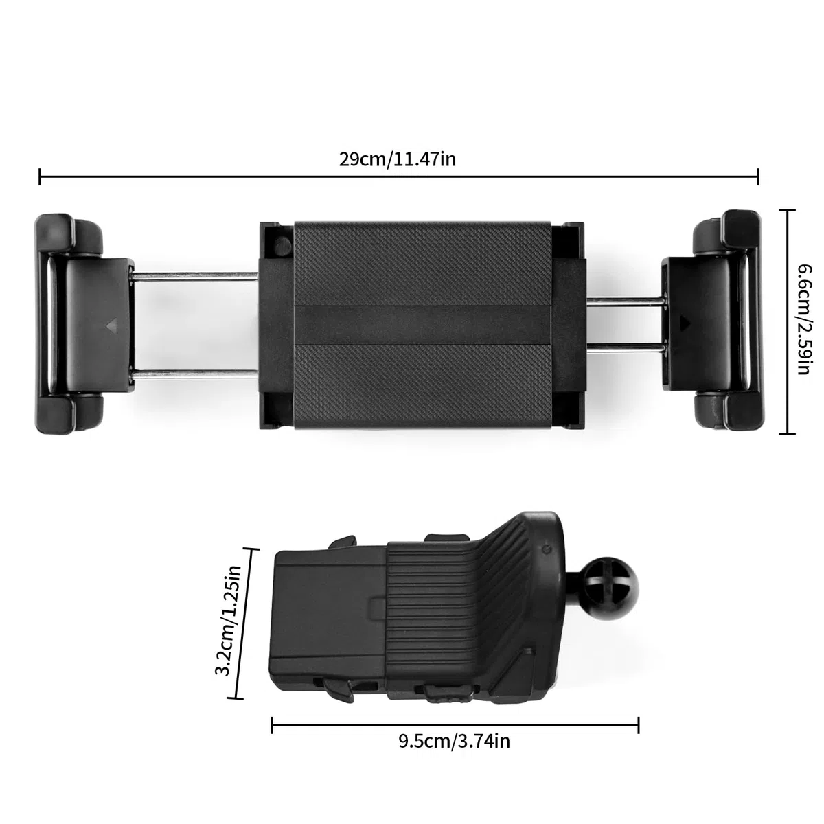 Soporte para tablet de coche para accesorios X3 X5 X6 I20 G05 G06 G45 G60 G61 G70, giratorio 360°, soporte de coche para coche, soporte para teléfono móvil para ajuste de 360°, soporte para