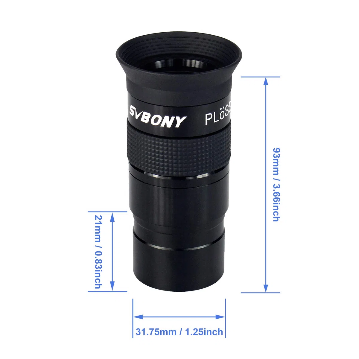 Svbony Ocular Telescopio, Plossl Ocular 1.25in,Metal Ocular 40mm para Telescopio Observación de Principiantes