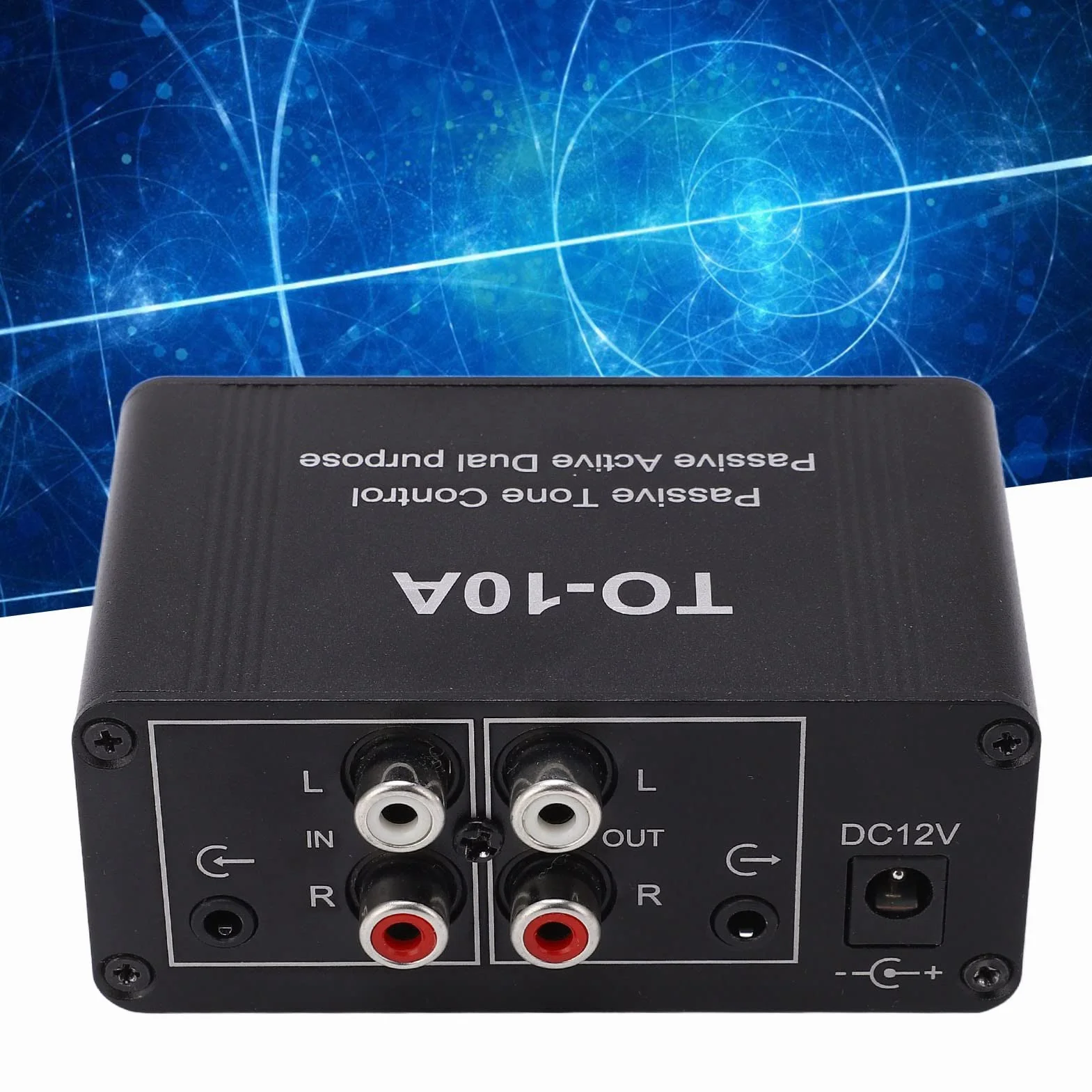 Mini Preamplificador de Audio Estéreo, Mini Preamplificador de Audio Estéreo NE5532 con Entrada/Salida y 3.5mm para DVD, CD, MP3, TV, Teléfonos Móviles, Tocadiscos,