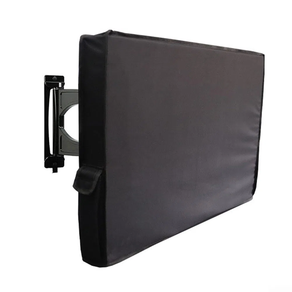 Funda protectora de TV para exteriores resistente a la intemperie con tela gruesa 600D e interior impermeable para proteger la televisión de la lluvia, el polvo y los elementos exteriores (44-46