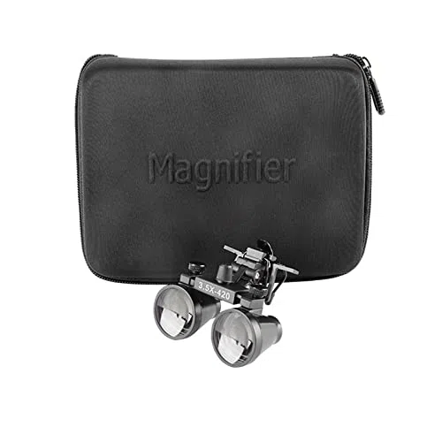 Lupa de aumento de clip con clip de metal para gafas (2.5X)