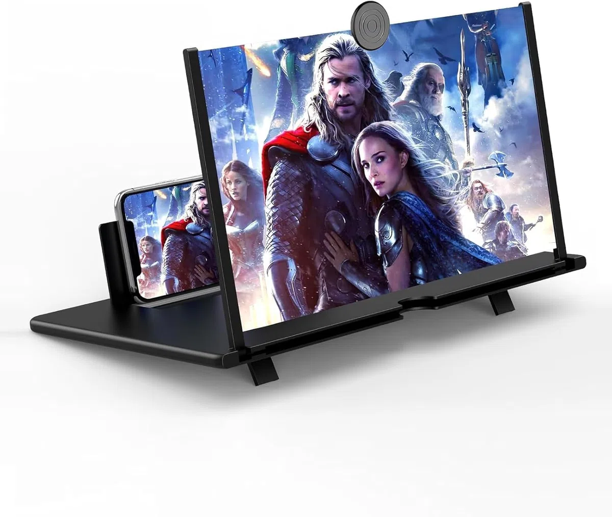 Lupa para móvil 16 Pulgadas,Amplificador de Pantalla para movil, 3D HD Plegable Amplificador de Pantalla para Ver vídeos de películas, para con Todos los Smartphones