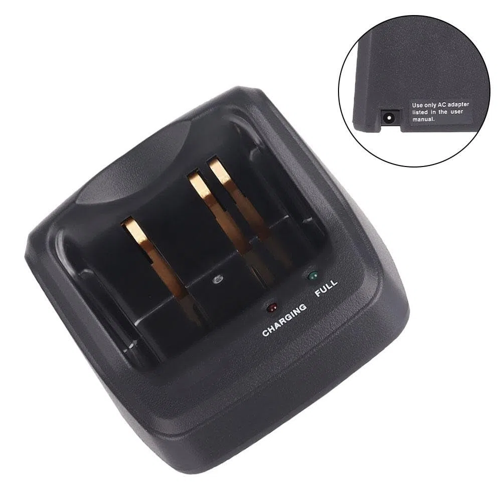 CD-15A Base de carga rápida para Vertex Standard VX-6R VX-7R VX-8DR FT-1DR, estación de carga rápida con indicador LED para batería FNB-80LI