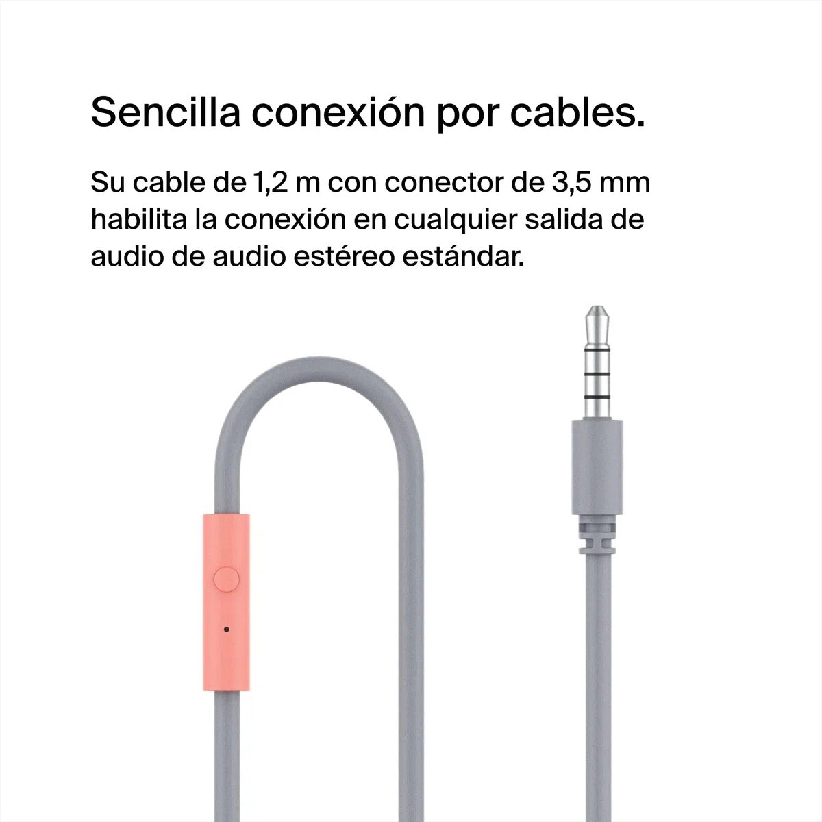 Belkin Auriculares supraaurales SoundForm Mini para niños, Cascos externos con micrófono, enseñanza Virtual, Colegio, Viajar, Jugar, para Dispositivos compatibles con Puerto de 3,5 mm, Rosa