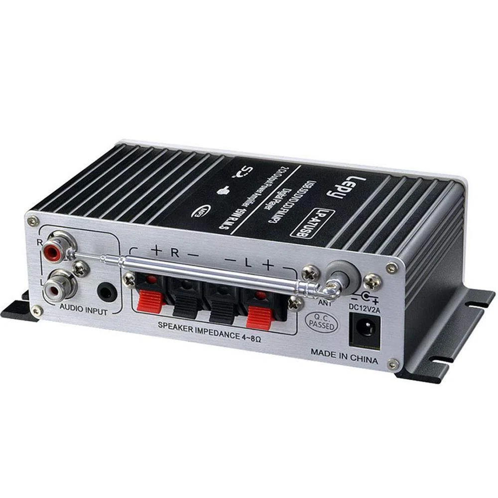 DollaTek Lepy A7USB Amplificador de Potencia para automóvil Multifuncional para Coche FM SD USB Reproductor de MP3 Amplificadores estéreo
