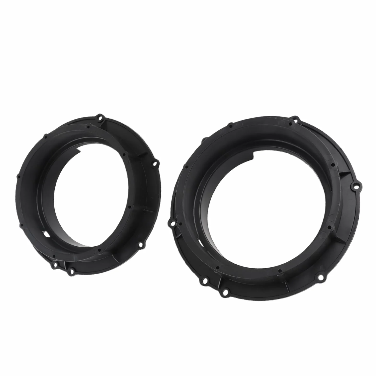 Anillos Adaptadores de Altavoz, Soporte de Montaje de Altavoces de Coche Antiarañazos 2 Piezas/Juego a Prueba de Polvo para Reemplazo de Coche para Puerta Delantera 2007-2011