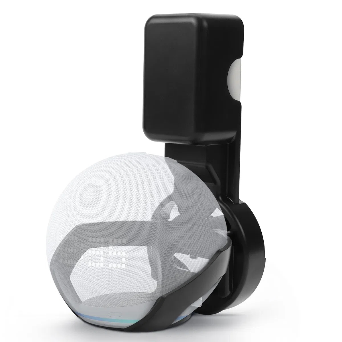 Soporte de Pared Echo Dot 4 Soporte Echo Dot 5 Accessories Gestión de Cables Integrada Ahorra Espacio sin Necesidad de Tornillos para Salón Dormitorio Baño