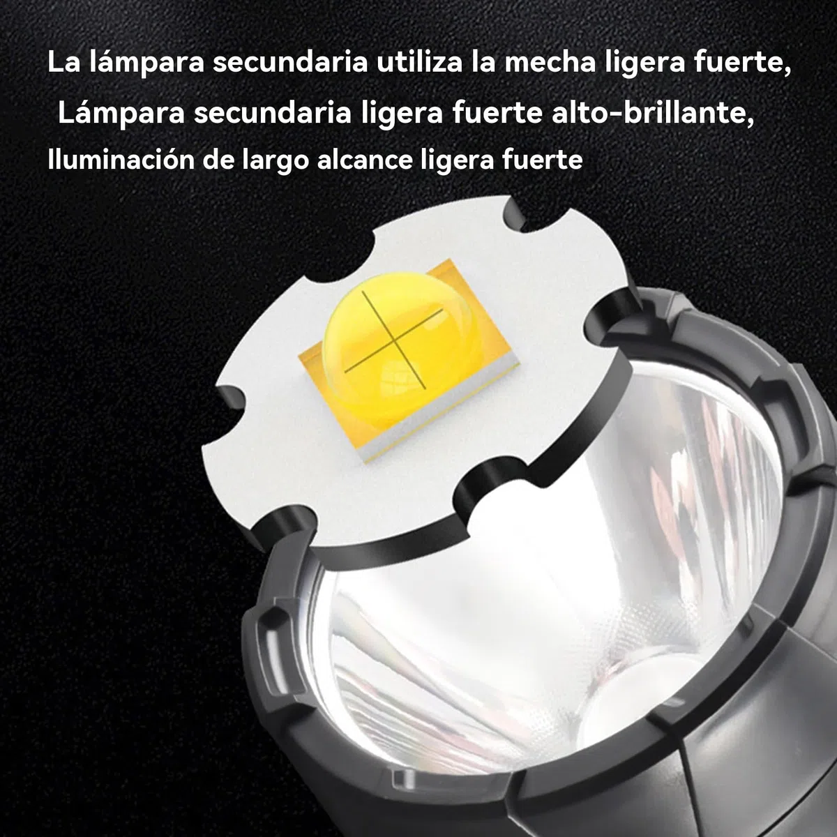 Linterna De Camping Recargable, Linterna Solar LED, Luz Tienda Campaña De Alta Luminosidad, 5 Modos, Carga USB, Lámpara SOS, Compatible Con Carga Teléfono Móvil, Para Cortes Luz, 16,7x8,7x8,7cm