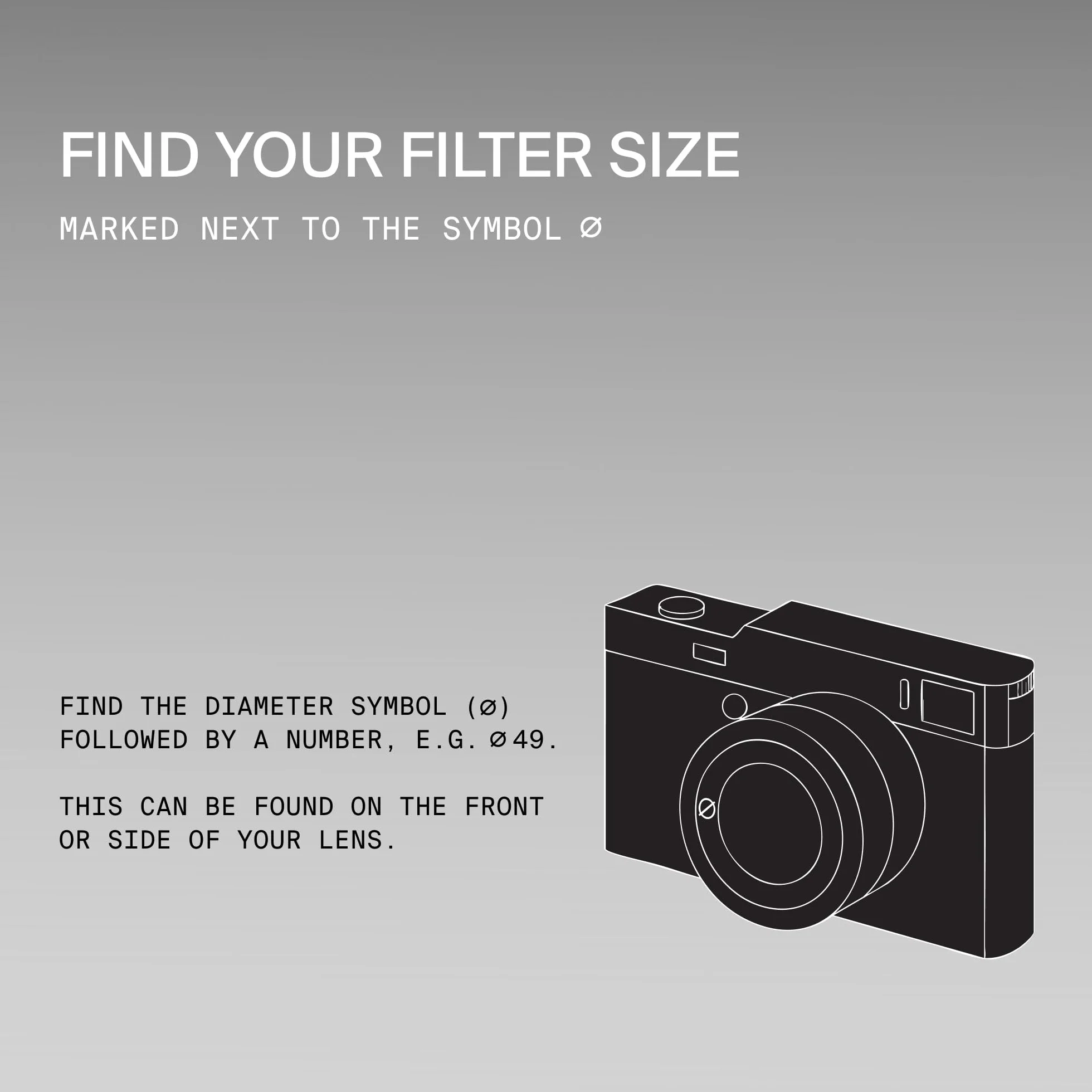 Gobe - Filtro para Objetivo Variable ND 77 mm