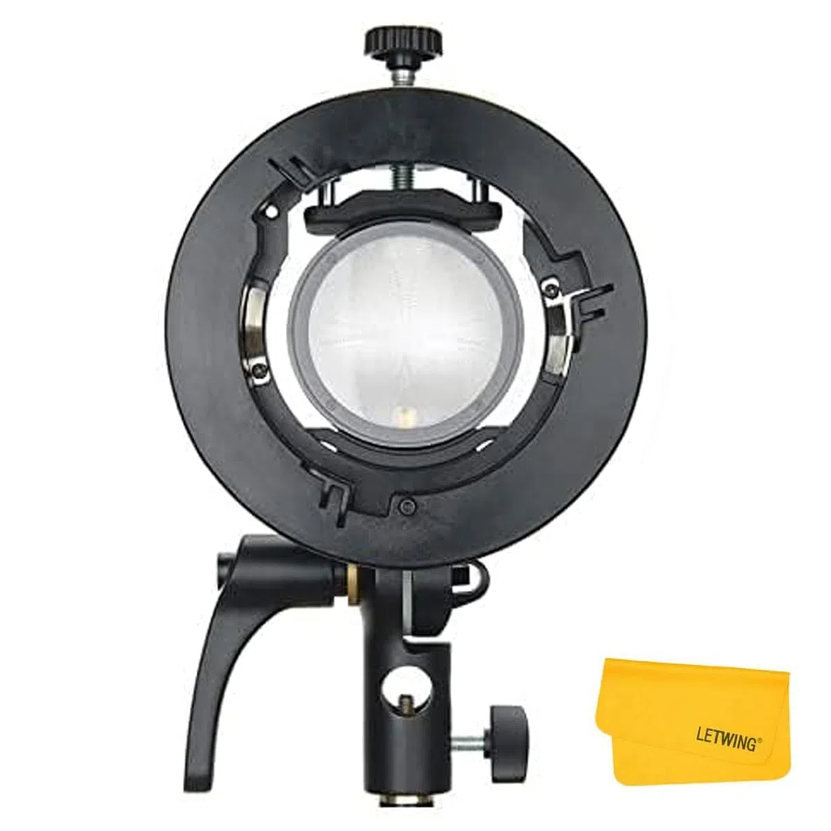 Godox S2 Soporte de flash tipo S, para Godox V1 V1Pro V860III AD200 AD400PRO TT350 TT685II Speedlite con Snoot (S2)