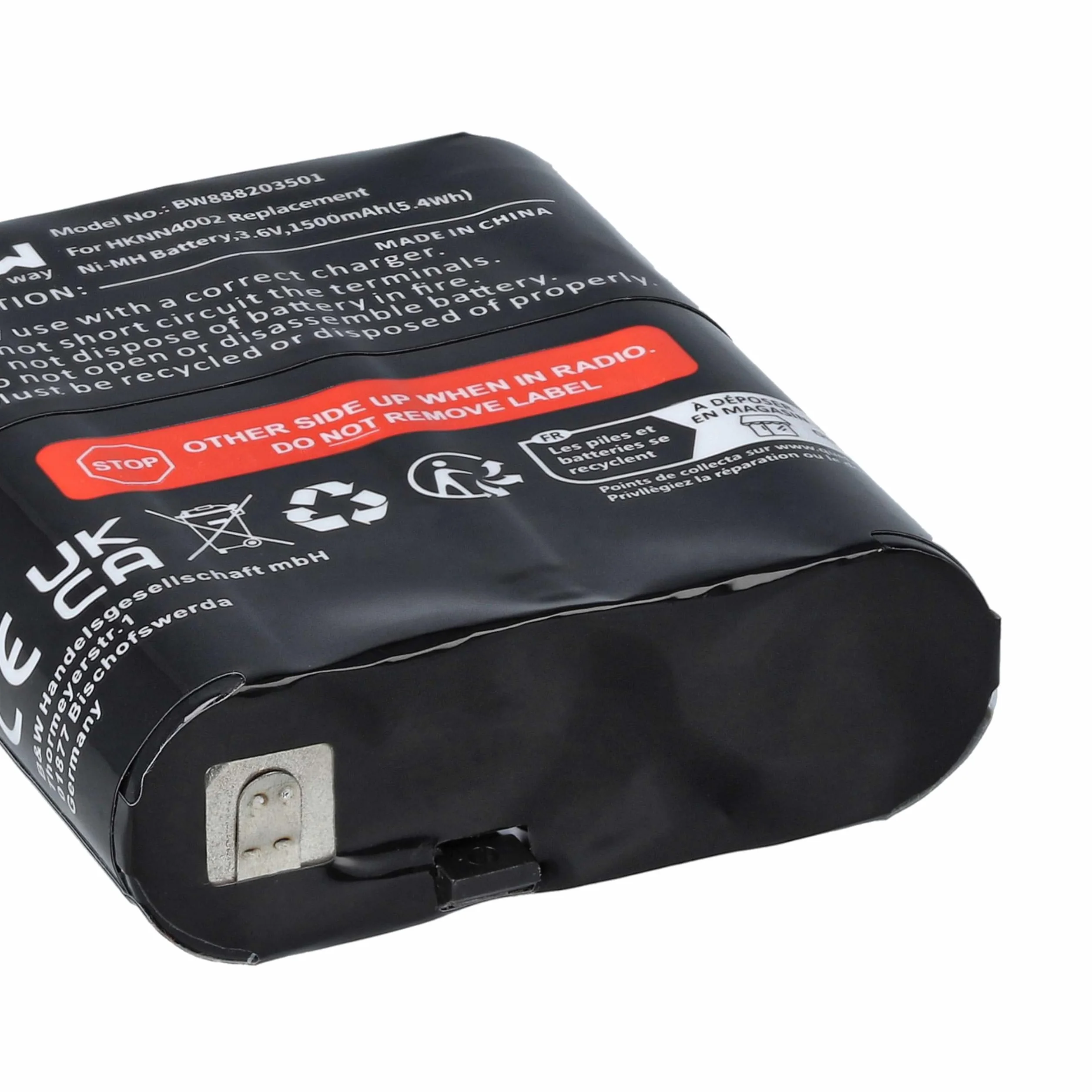 vhbw 5X batería Compatible con Motorola Talkabout T9680, T9680RSAME, T62 Radio (1500 mAh, 3,6 V, NiMH)
