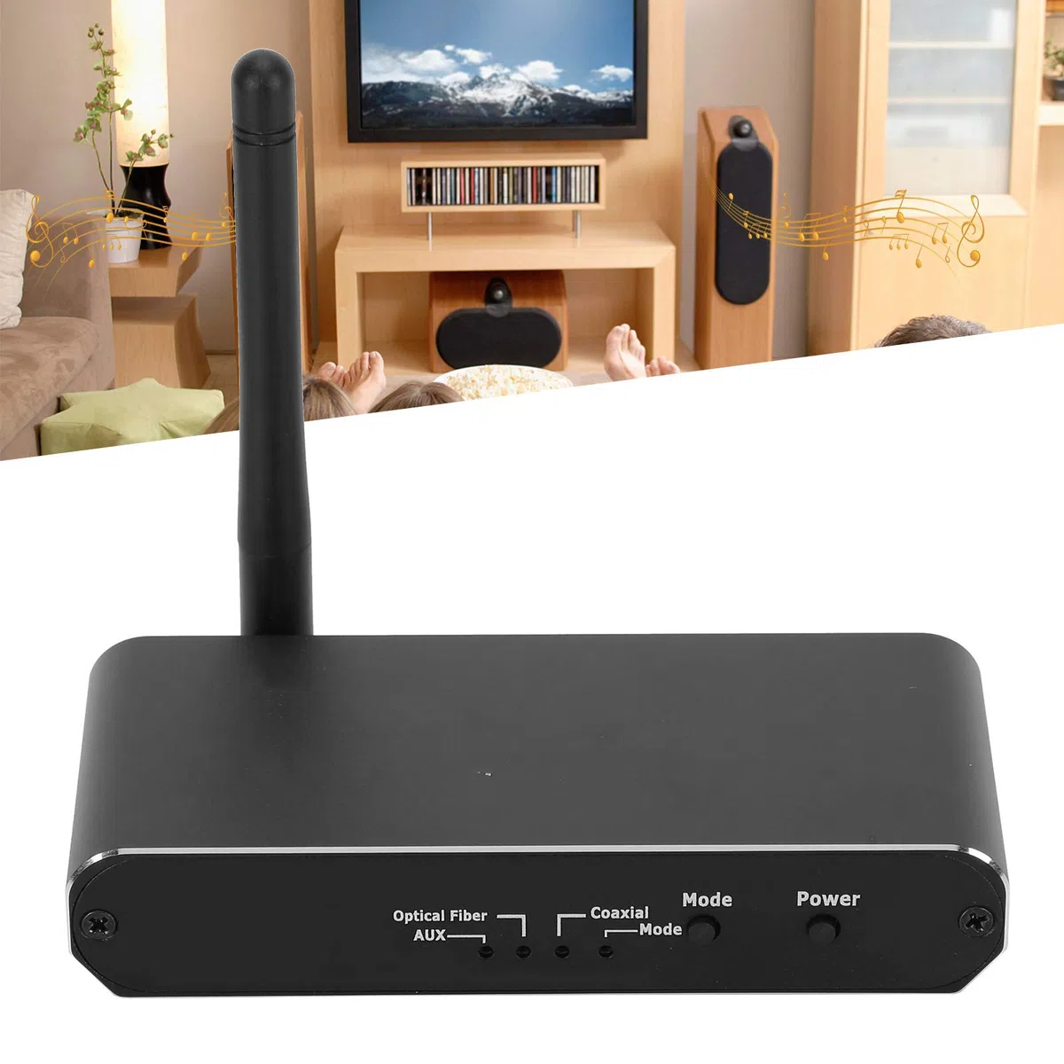 Transmisor Receptor Bluetooth - Señal de Audio Analógica de Conversión Coaxial de Fibra Óptica Digital y Transmisor Receptor de Audio Bluetooth - para TV/Máquina Recreativa