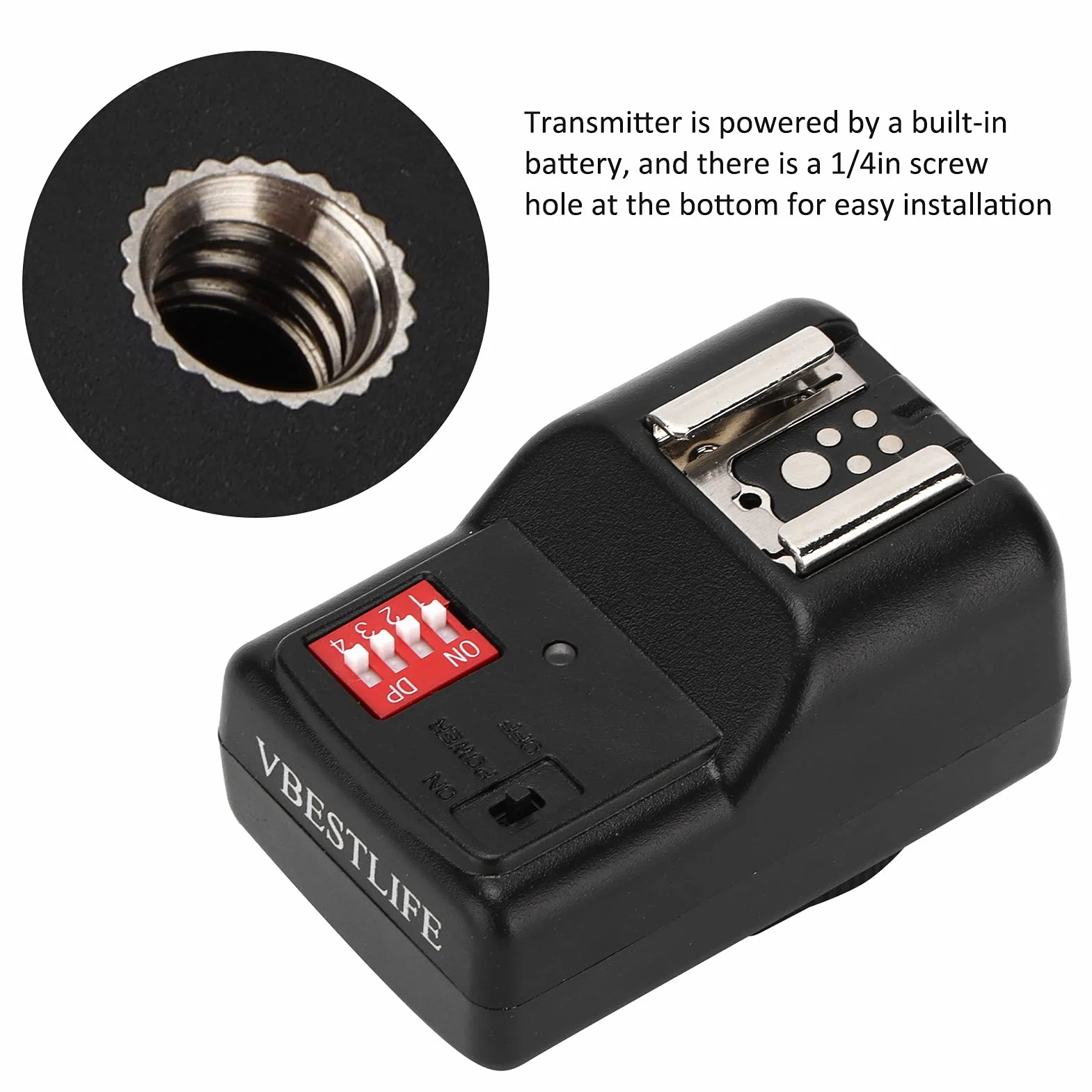 16 Canales Radio Remoto Disparador de Flash Transmisor Receptor Línea de Sincronización Cable de Sincronización de PC Compatible