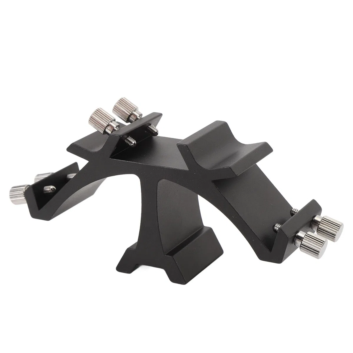 Soporte de Montaje de Alcance de Buscador Triple para Buscador de Telescopio Astronómico Estante de Ranuras Fijas Triple, Soporte de Montaje de Finderscope Estante de Ranuras Fijas