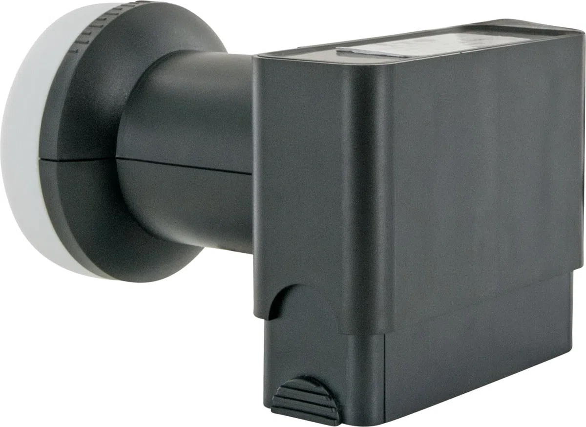 SCHWAIGER 296 Quad LNB Low Noise Blockconverter Digital LNB capuchón Accesorios para Antenas parabólicas Multifeed Protección contra la Intemperie Antracita
